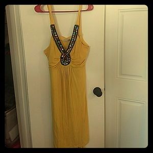 Stunning yellow dress from Maurices.